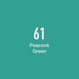 Masis Peacock Green 61 Çift Taraflı Twin Grafik Marker Kalem