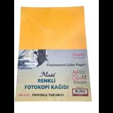 Masis Renkli Fotokopi Kağıdı Fosforlu Turuncu FK100-FT