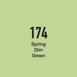 Masis Spring Dim Green 174 Çift Taraflı Twin Grafik Marker Kalem
