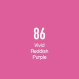Masis Vivid Reddish Purple 86 Çift Taraflı Twin Grafik Marker Kalem