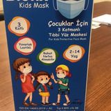 Mask-19 Biofix 3 Katlı Çocuk Maske (10 Lu) x 10 Kutu - Beyaz