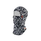 Maskara Extreme Kids Pro Balaklava Baskılı Su İtici özellikli(DWR) Snowboard Kayak, Motosiklet, Bisiklet Kar Maskesi