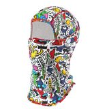 Maskara Extreme Kids Pro Balaklava, Su İtici özellikli(DWR) Baskılı Snowboard, Kayak, Motosiklet, Bisiklet Kar Maskesi (MASKB, Tek Beden) (MASKB010, Tek Beden)