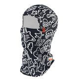Maskara Extreme Kids Pro Balaklava, Su İtici özellikli(DWR) Baskılı Snowboard, Kayak, Motosiklet, Bisiklet Kar Maskesi (MASKB, Tek Beden) (MASKB013, Tek Beden)