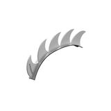 Maskara Extreme MOHAWK-SHARK- Değiştirilebilir Plastik Mohawk Snowboard Kask Aksesuarı (Beyaz) (MASMW006)