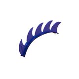 Maskara Extreme MOHAWK-SHARK- Değiştirilebilir Plastik Mohawk Snowboard Kask Aksesuarı (Mavi) (MASMW003)