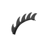 Maskara Extreme MOHAWK-SHARK- Değiştirilebilir Plastik Mohawk Snowboard Kask Aksesuarı (Siyah)(MASMW001)