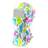 Maskara Extreme Pro Balaklava, Baskılı, Su İtici özellikli(DWR) Snowboard, Kayak, Motosiklet, Bisiklet Kar Maskesi (MASPB) (MASPB035, Tek Beden)