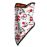 Maskara Extreme Üçgen Maske, Su İtici özellikli(DWR) Baskılı Snowboard, Kayak, Motosiklet, Bisiklet Kar Maskesi (MAS3A007)