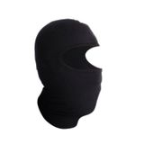 Maske Balaklava Ince Düz Siyah