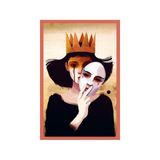 Maske Düşer, Gerçek Kalır – Dream (rüya) | Anlamlı İllüstrasyon Dekoratif Kartpostal & Hediye Not Kartı | 10x15 cm