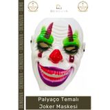 #Maske Psikopat Korku Temalı Film Karakteri Kostüm Partisi Aksesuarı Palyaço Temalı Joker Maske