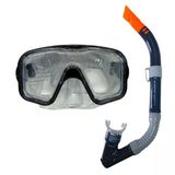 Maske Şnorkel Safari Dalış Seti Tepered Cam