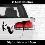 Maske Tiyatro Sticker Etiket - 2 Adet Araba Kask Motosiklet Laptop Tablet Pc Atv Uyumlu Sticker 2 Adet