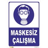 Maskesiz Çalişma Levhası - Galvaniz Saç 0.4mm - 35X50 cm - Tekli