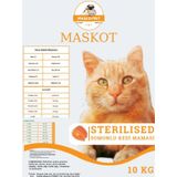 Maskot 10 kg Steril Somonlu Kısırlaştırılmış Kedi Maması