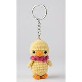 Maskot Açık Sarı Civciv Amigurumi Organik Anahtarlık Oyuncak