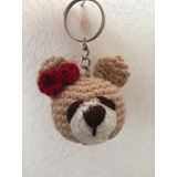 Maskot Ayıcık Amigurumi Organik Anahtarlık Oyuncak