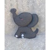 Maskot Bebek Fil Amigurumi Organik Oyuncak