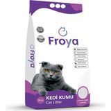 Maskot Froya Lavanta Kokulu Topaklanan 10L Bentonit Kedi Kumu