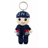 Maskot Jandarma Bebek Amigurumi Organik Anahtarlık Oyuncak