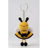 Maskot Kelebek Amigurumi Organik Anahtarlık Oyuncak