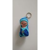 Maskot Kundak Bebek Amigurumi Organik Anahtarlık Oyuncak