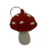 Maskot Mantar Amigurumi Organik Anahtarlık Oyuncak