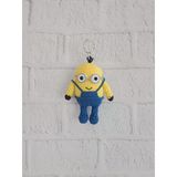 Maskot Minyonlar Bob Amigurumi Organik Anahtarlık Oyuncak