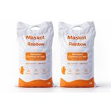MASKOT RAİNBOW LAVANTA;SABUN;PUDRA MİX KOKULU BENTONİT KEDİ KUMU10 LT * 2 ADET