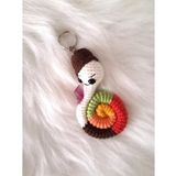 Maskot Sevimli Denizatı Amigurumi Organik Anahtarlık Oyuncak