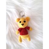 Maskot Sevimli Köpekçik Amigurumi Organik Anahtarlık Oyuncak