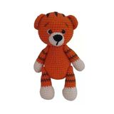 Maskot Sevimli Panter Amigurumi Organik Anahtarlık Oyuncak