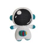 Maskot Şirin Astronot Amigurumi Organik Oyuncak