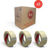 Maslak Çarşı Maskeleme Bandı Vege 36MM x 30M Endüstriyel 48'li Koli