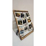 Maslak Wood Masaüstü 12 Fotoğraflı 12 Mandallı Fotoğraf Çerçevesi.
