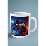 Mass Effect Oyun Baskılı Kupa Bardak Çift Taraflı Kişiye Özel Model 1
