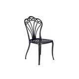 Massa Design Tavus Alüminyum Sandalye- Dış Mekan Sandalye- Bahçe Sandalyesi- Siyah Sandalye