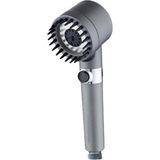 Massage Series 3 Fonksiyonlu Filtreli Yüksek Basınçlı Duş Başlığı El Duşu Gri - Start Stop Massage Handshower