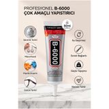 Massaltay B6000 Şeffaf Çok Amaçlı Yapıştırıcı 50 ML | Taş, Takı, Cam, Metal, Plastik, Kumaş ve Deri İçin Güçlü Tutkal
