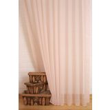 Massarelli 400x260 Pudra 1-3 Sık Pile Pamuk Dokulu Tül Perde