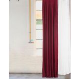 Massarelli Bordo Rengi 1-2.5 Orta Sık Pile 150x260 cm Fon Perde