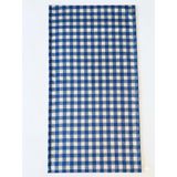 Massarelli Country Tarzı Pötikare Serisi Runner Polyester Mavi 45*150cm