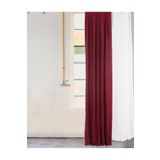 Massarelli Fon Perde Bordo Pilesiz 60 x 260 Bordo
