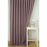 Massarelli Fon Perde Keten Lila Pilesiz 60X260