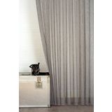 Massarelli Füme 1-3 Sık Pile Çizgili Tül Perde
