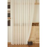 Massarelli Giber Tül Perde, Seyrek Pile, Ekru, 100X260