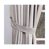 Massarelli Keten Açık Gri 1-2 Seyrek Pile 100x260 cm Fon Perde