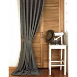 Massarelli Keten Açık Gri 1-2 Seyrek Pile 60x260 cm Fon Perde