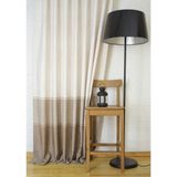 Massarelli Keten Bej Rengi 1-2.5 Orta Sık Pile 150x260 cm Fon Perde
